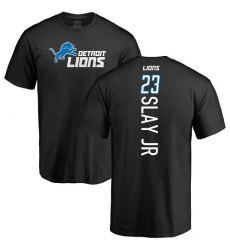 NFL Nike Detroit Lions #23 Darius Slay Jr Black Backer T-Shirt