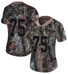 Women's Nike Baltimore Ravens #75 Jonathan Ogden Limited Camo Salute to Service NFL Jersey