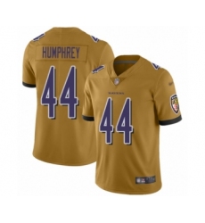 Men's Baltimore Ravens #44 Marlon Humphrey Limited Gold Inverted Legend Football Jersey Men's Baltimore Ravens #44 Marlon Humphrey Limited Gold Inverted Legend Football Jersey