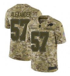 Youth Nike Buffalo Bills #57 Lorenzo Alexander Limited Camo 2018 Salute to Service NFL Jersey