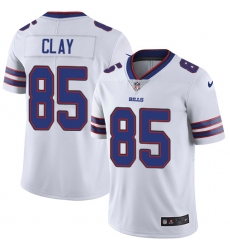 Youth Nike Buffalo Bills #85 Charles Clay White Vapor Untouchable Limited Player NFL Jersey