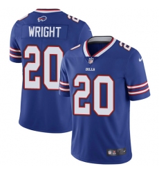 Men's Nike Buffalo Bills #20 Shareece Wright Royal Blue Team Color Vapor Untouchable Limited Player NFL Jersey