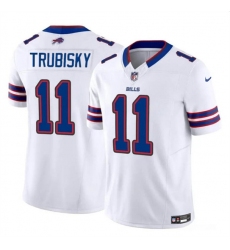 Men's Buffalo Bills #11 Mitch Trubisky White 2023 F.U.S.E. Vapor Untouchable Limited Football Stitched Jersey