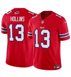 Men's Buffalo Bills #13 Mack Hollins Red 2024 F.U.S.E. Vapor Untouchable Limited Stitched Football Jersey