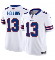 Men's Buffalo Bills #13 Mack Hollins White 2024 F.U.S.E. Vapor Untouchable Limited Stitched Football Jersey