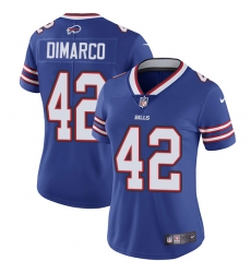 Women's Nike Buffalo Bills #42 Patrick DiMarco Royal Blue Team Color Vapor Untouchable Limited Player NFL Jersey