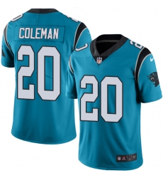 Men's Nike Carolina Panthers #20 Kurt Coleman Blue Alternate Vapor Untouchable Limited Player NFL Jersey