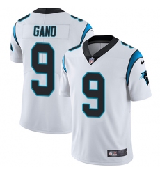 Men's Nike Carolina Panthers #9 Graham Gano White Vapor Untouchable Limited Player NFL Jersey