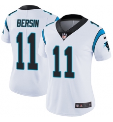 Women's Nike Carolina Panthers #11 Brenton Bersin White Vapor Untouchable Limited Player NFL Jersey