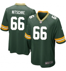 Men's Nike Green Bay Packers #66 Ray Nitschke Game Green Team Color NFL Jersey
