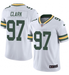 Men's Nike Green Bay Packers #97 Kenny Clark White Vapor Untouchable Limited Player NFL Jersey
