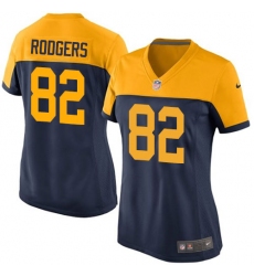 Women's Nike Green Bay Packers #82 Richard Rodgers Limited Navy Blue Alternate NFL Jersey