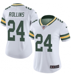 Women's Nike Green Bay Packers #24 Quinten Rollins White Vapor Untouchable Limited Player NFL Jersey