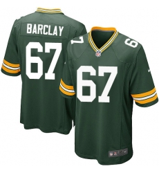 Men's Nike Green Bay Packers #67 Don Barclay Game Green Team Color NFL Jersey