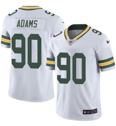 Youth Nike Green Bay Packers #90 Montravius Adams White Vapor Untouchable Limited Player NFL Jersey