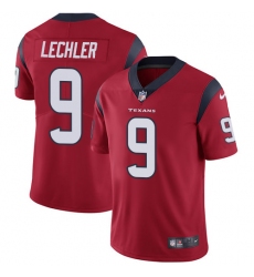 Men's Nike Houston Texans #9 Shane Lechler Limited Red Alternate Vapor Untouchable NFL Jersey