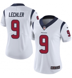 Women's Nike Houston Texans #9 Shane Lechler Limited White Vapor Untouchable NFL Jersey