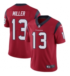 Men's Nike Houston Texans #13 Braxton Miller Limited Red Alternate Vapor Untouchable NFL Jersey