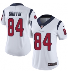 Women's Nike Houston Texans #84 Ryan Griffin Elite White NFL Jersey
