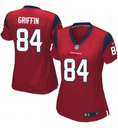 Women's Nike Houston Texans #84 Ryan Griffin Game Red Alternate NFL Jersey