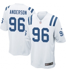 Men's Nike Indianapolis Colts #96 Henry Anderson Game White NFL Jersey