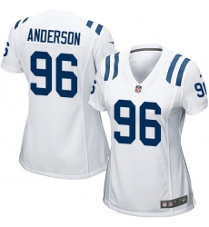 Women's Nike Indianapolis Colts #96 Henry Anderson Game White NFL Jersey