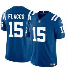 Youth Indianapolis Colts #15 Joe Flacco Blue 2024 F.U.S.E. Vapor Untouchable Limited Football Stitched Jersey