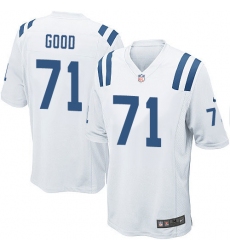 Men's Nike Indianapolis Colts #71 Denzelle Good Game White NFL Jersey
