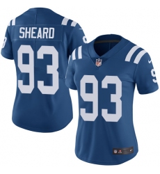 Women's Nike Indianapolis Colts #93 Jabaal Sheard Elite Royal Blue Team Color NFL Jersey