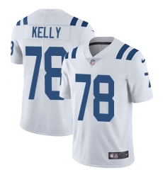 Men's Nike Indianapolis Colts #78 Ryan Kelly White Vapor Untouchable Limited Player NFL Jersey