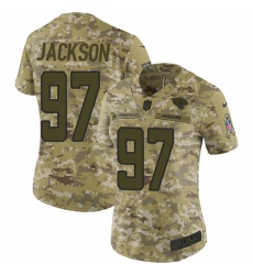 Women's Nike Jacksonville Jaguars #97 Malik Jackson Limited Camo 2018 Salute to Service NFL Jersey