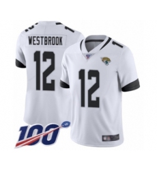 Men's Jacksonville Jaguars #12 Dede Westbrook White Vapor Untouchable Limited Player 100th Season Football Jersey