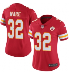 Women's Nike Kansas City Chiefs #32 Spencer Ware Red Team Color Vapor Untouchable Limited Player NFL Jersey