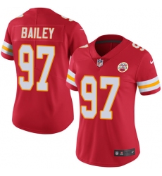 Women's Nike Kansas City Chiefs #97 Allen Bailey Red Team Color Vapor Untouchable Limited Player NFL Jersey