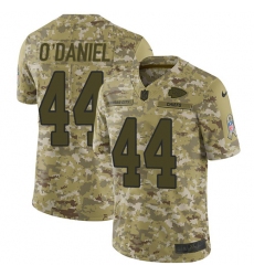 Men's Nike Kansas City Chiefs #44 Dorian O'Daniel Limited Camo 2018 Salute to Service NFL Jersey