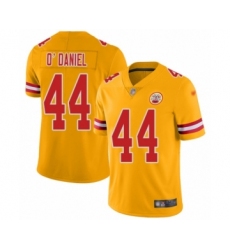 Women's Kansas City Chiefs #44 Dorian O'Daniel Limited Gold Inverted Legend Football Jersey
