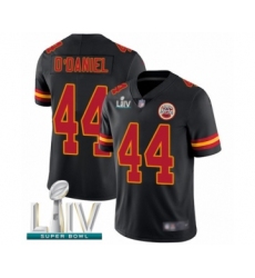 Youth Kansas City Chiefs #44 Dorian O'Daniel Limited Black Rush Vapor Untouchable Super Bowl LIV Bound Football Jersey