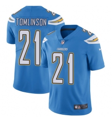 Youth Nike Los Angeles Chargers #21 LaDainian Tomlinson Electric Blue Alternate Vapor Untouchable Limited Player NFL Jersey